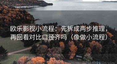 欧乐影视小流程：先拆成两步推理，再回看对比口径齐吗（像做小流程）